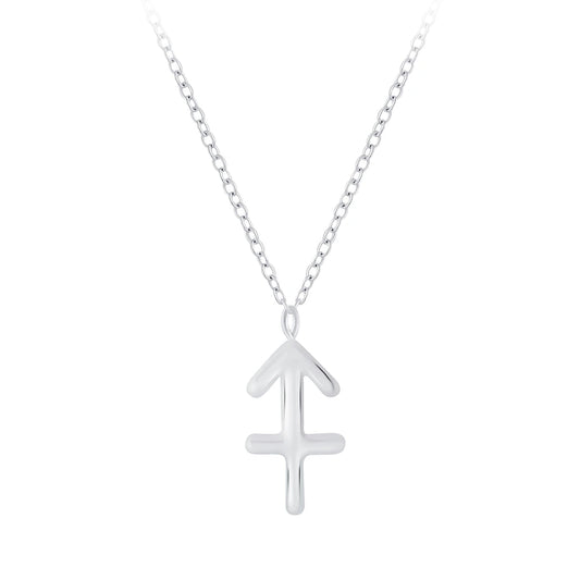 Sterling Silver Sagittarius Zodiac Sign Necklace - The Sagittarius