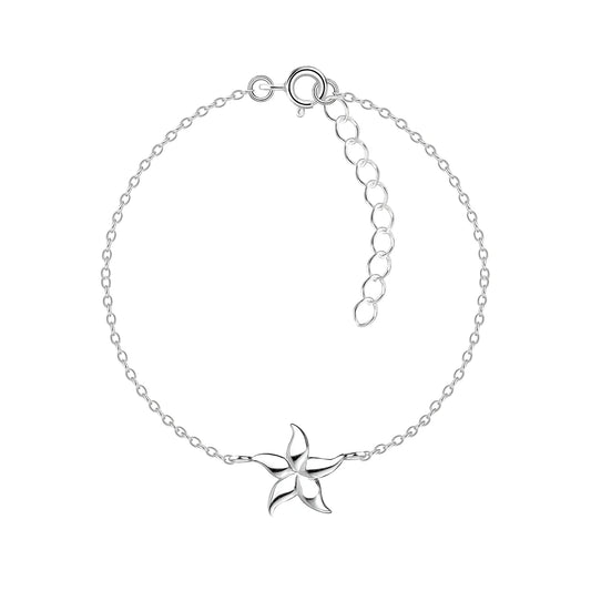 Sterling Silver Starfish Bracelet - The Mia