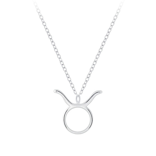Sterling Silver Taurus Zodiac Sign Necklace - The Taurus