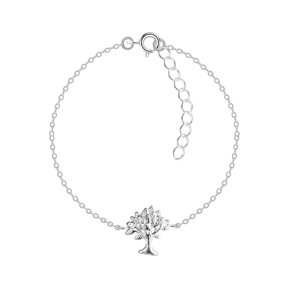Sterling Silver Tree of Life Bracelet - The Candice