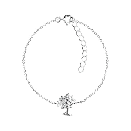 Sterling Silver Tree of Life Bracelet - The Candice
