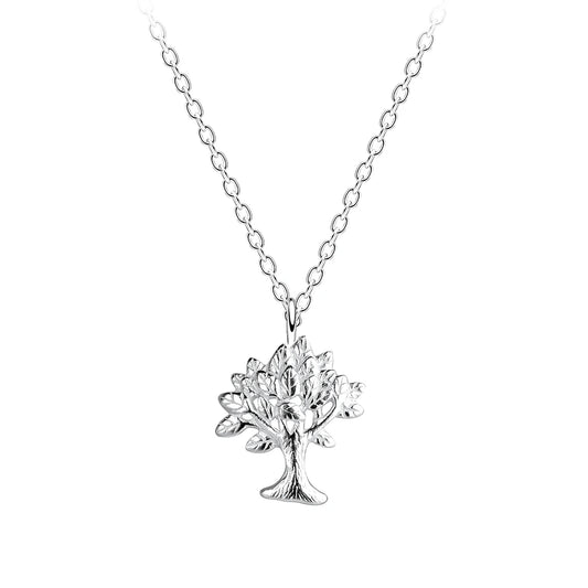 Sterling Silver Tree of Life Necklace - The Candice