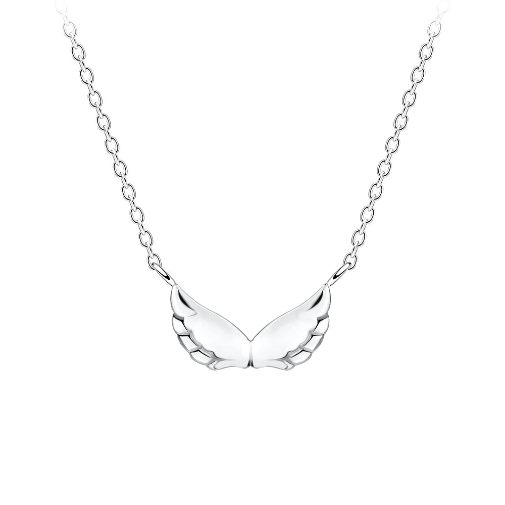 Sterling Silver Wing Necklace - The Francesca
