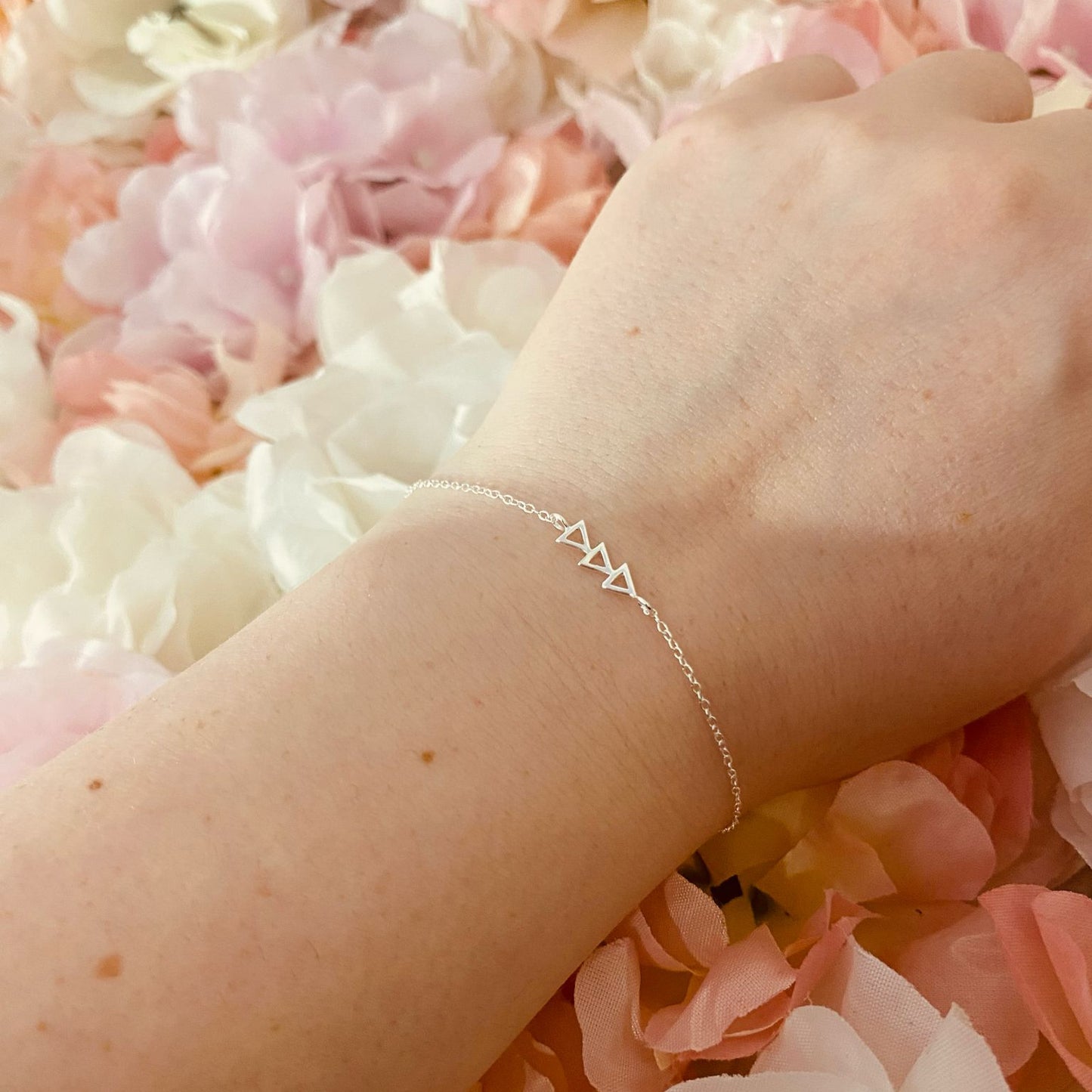 Sterling Silver Geometric Bracelet - The Gwendolyn