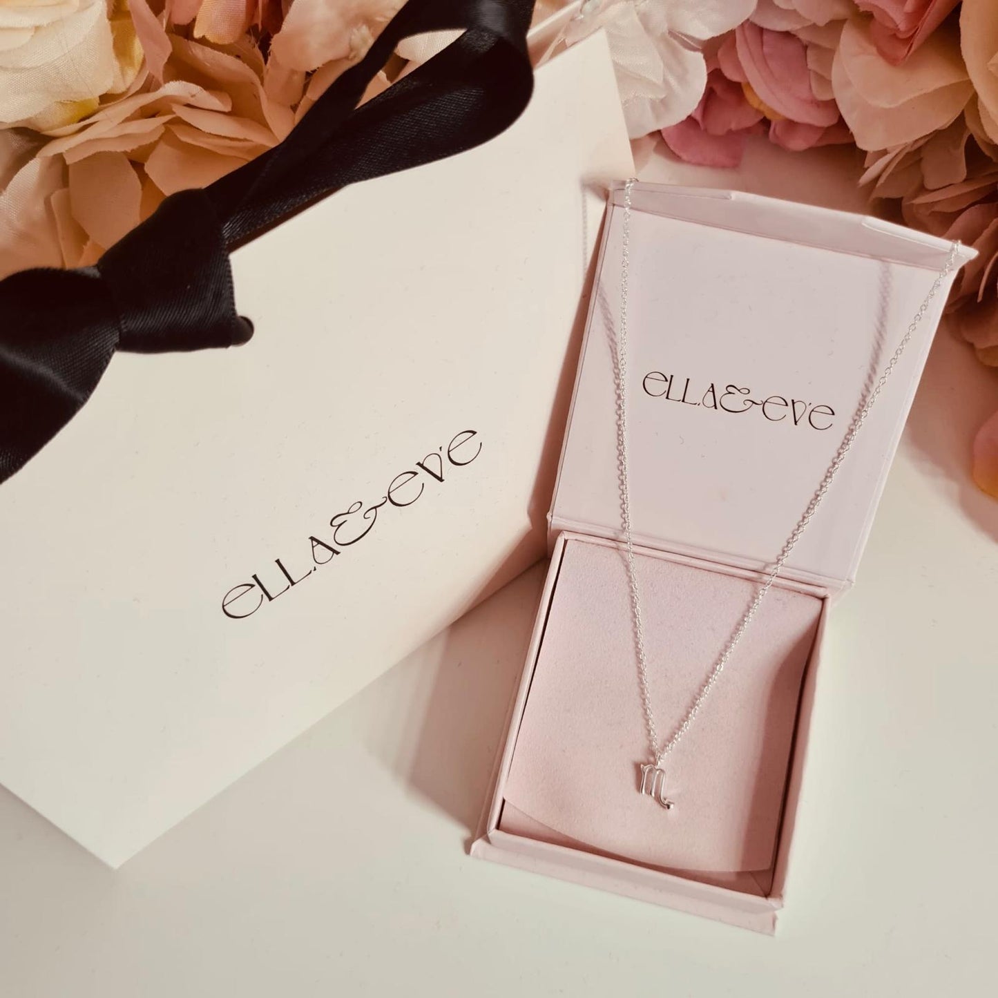 Sterling Silver Scorpio Zodiac Sign Necklace - The Scorpio