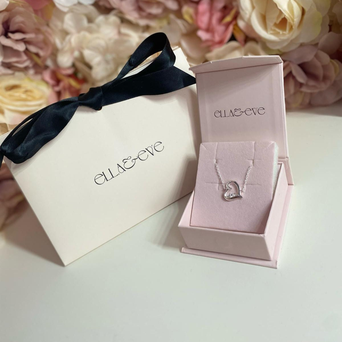 Sterling Silver Mum Heart Bracelet CZ Stone - The Penny