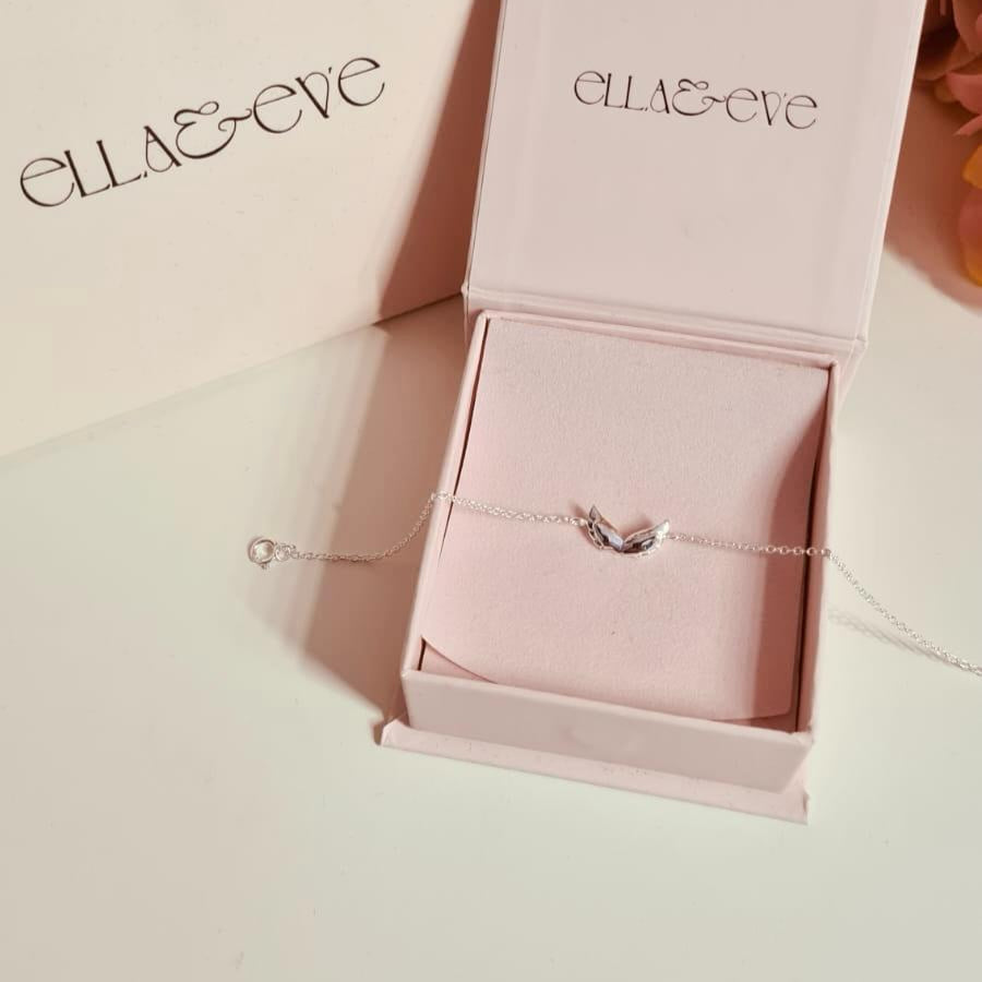 Sterling Silver Wing Bracelet - The Francesca