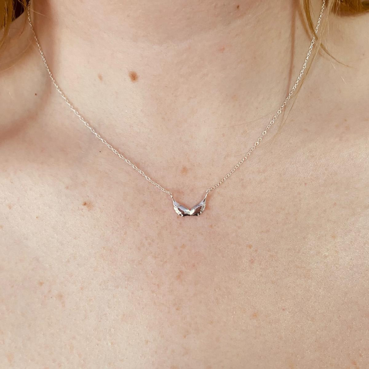 Sterling Silver Wing Necklace - The Francesca