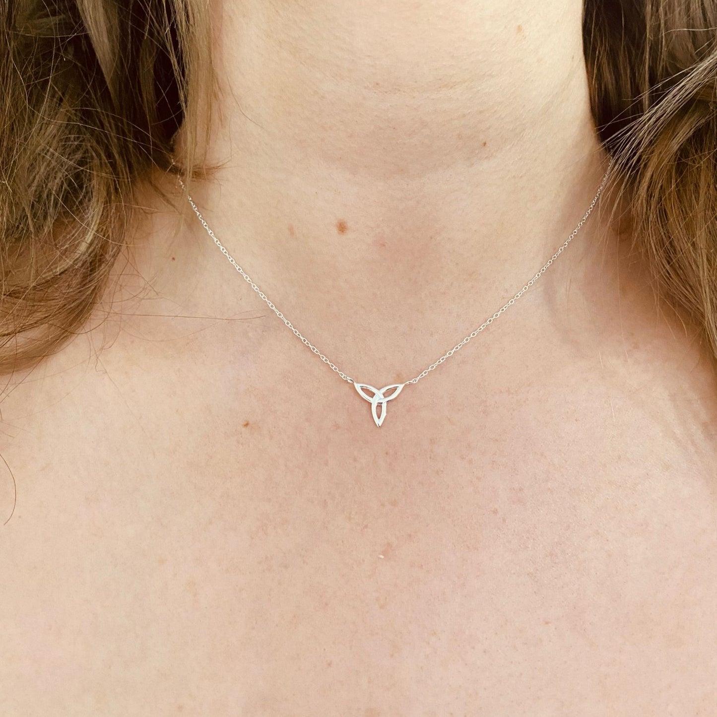 Sterling Silver Celtic Knot Necklace - The Niamh