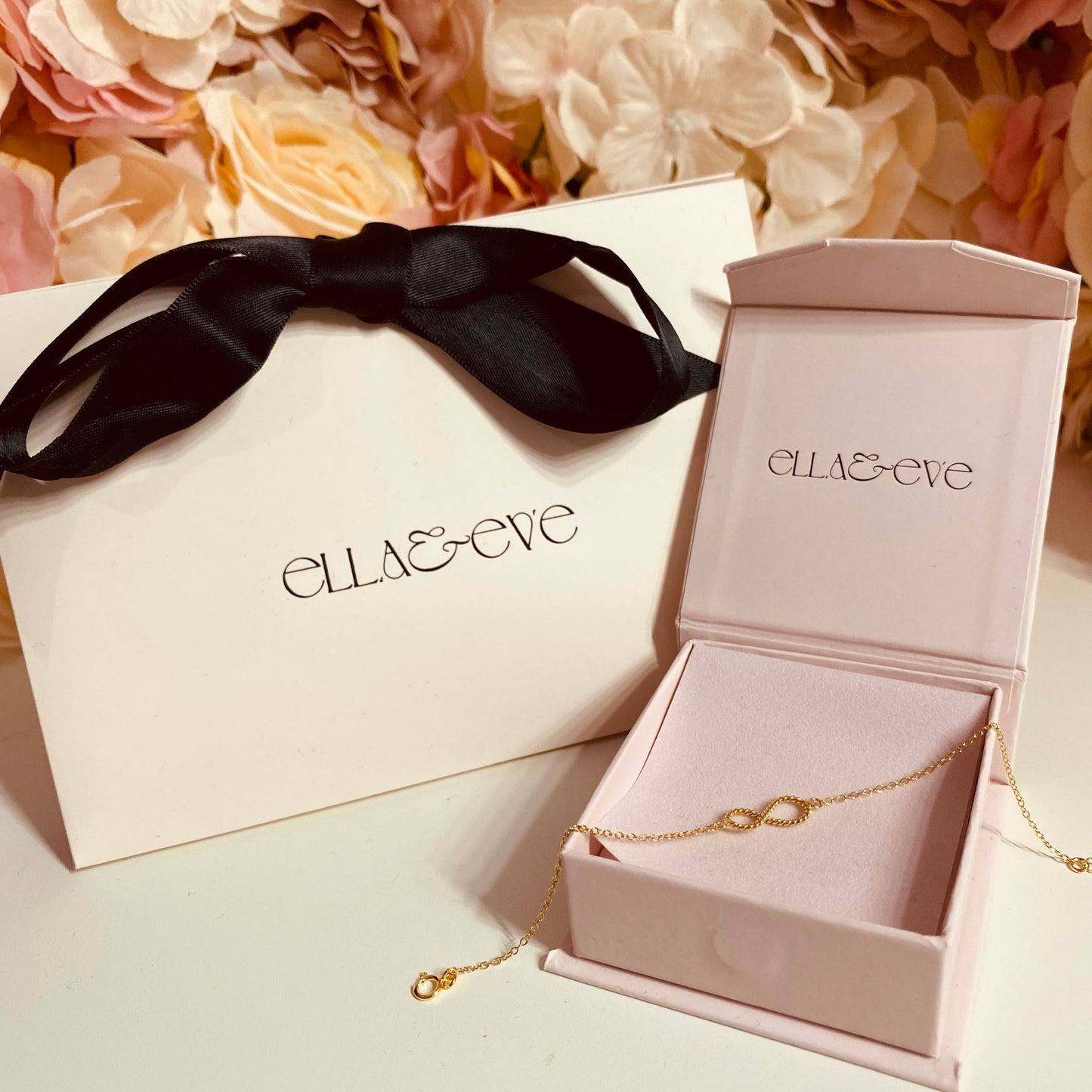 Gold Plated Sterling Silver Infinity Twist Bracelet - The Aiyana