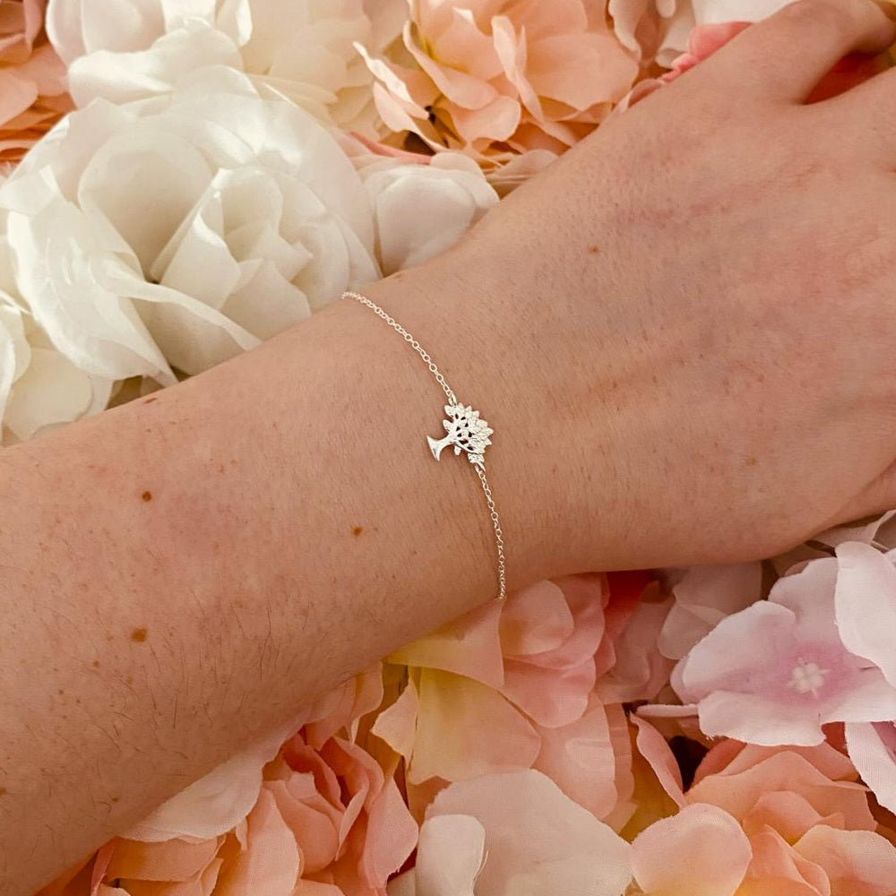 Sterling Silver Tree of Life Bracelet - The Candice
