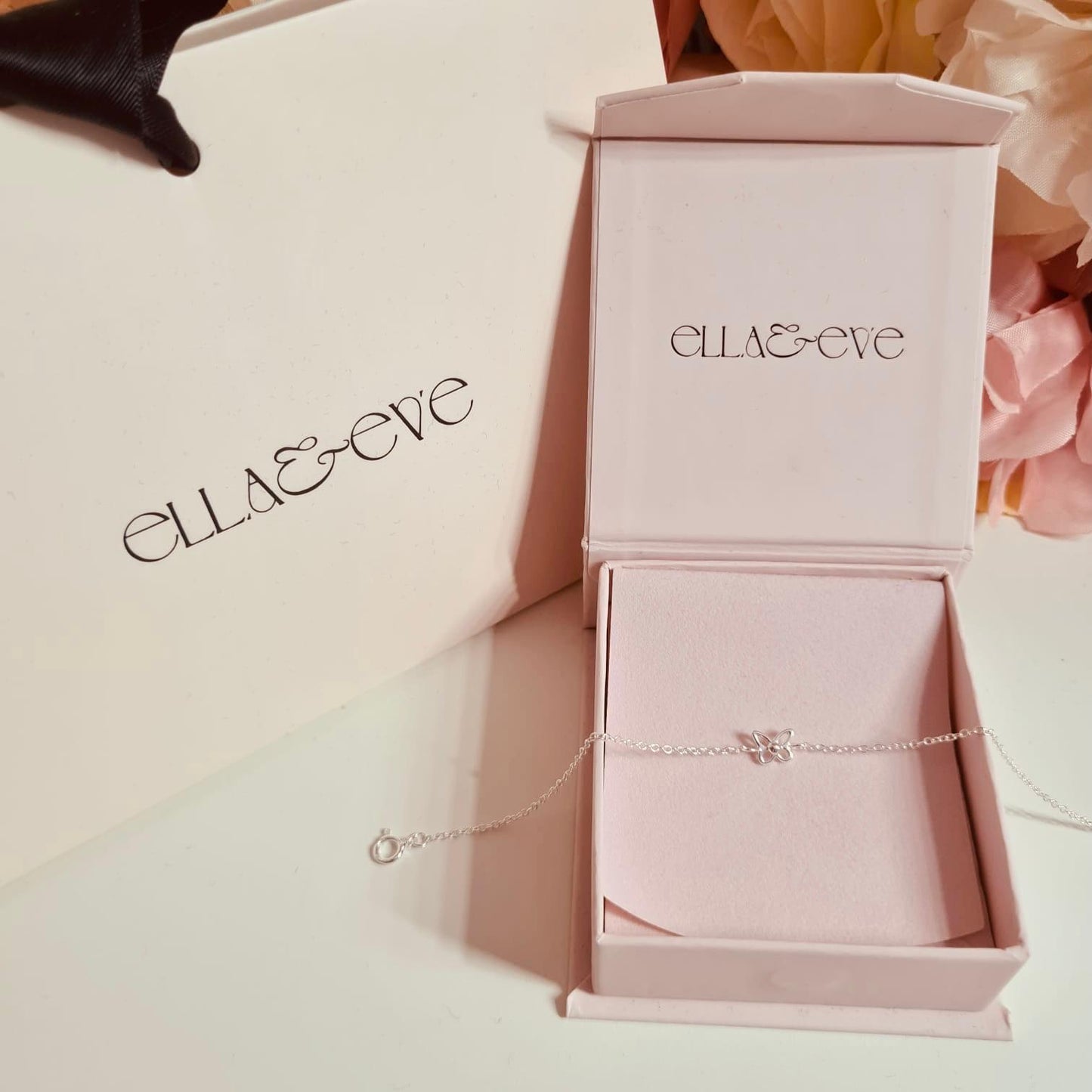 Sterling Silver Butterfly Bracelet - The Ifeoma