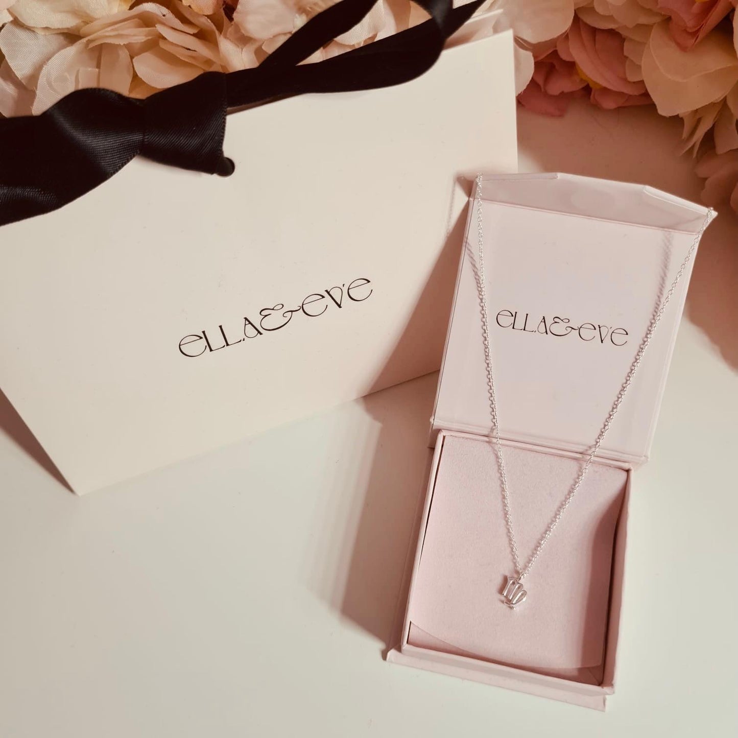 Sterling Silver Virgo Zodiac Sign Necklace - The Virgo