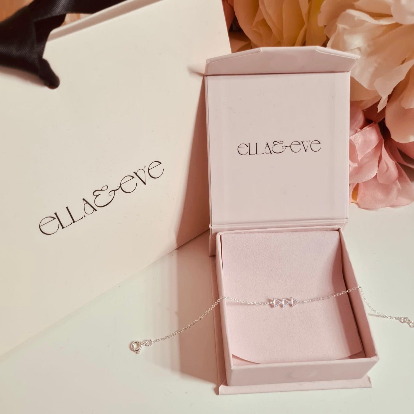 Sterling Silver Geometric Bracelet - The Gwendolyn